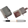 Подарочный набор PARKER: Перьевая ручка PARKER SONNET METAL & PEARL CT с блокнотом и органайзером 1978401